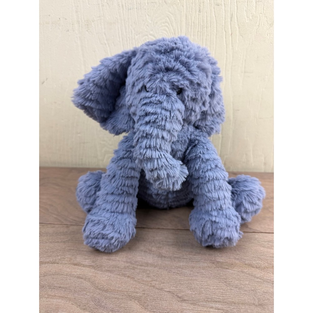 Jellycat Fuddlewuddle Elephant Shaggy Plush Floppy Ears Stuffed Animal 8"
